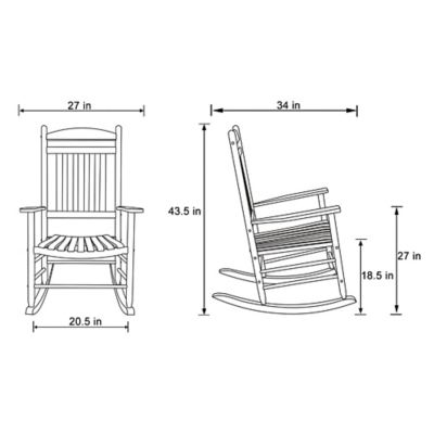 Image showing  Grandview Wood Rocking Chair