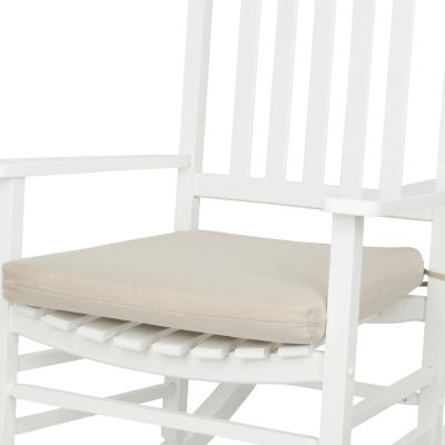 Image showing  Weather-Resistant Outdoor Rocking Chair Seat Cushions with Removable Cover and Ties (Set Of 2)