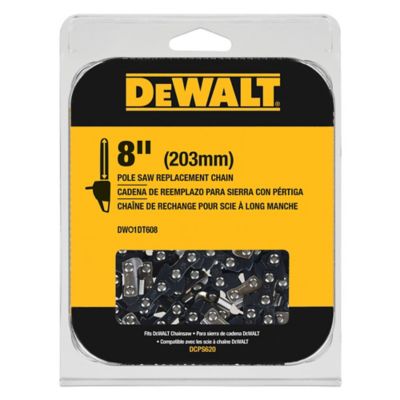 DEWALT 8 in. Chainsaw Chain, 0.325 in. Pitch, 0.043 in. Gauge