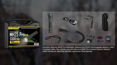 Image showing  MH25 Pro 3300 Lumen Hunting Light Kit