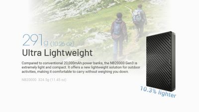 Image showing  NB20000 Gen 3 Dual USB-C Power Bank