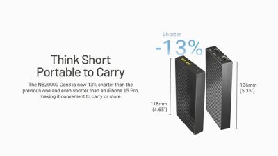 Image showing 5 th Nitecore NB20000 Gen 3 Dual USB-C Power Bank