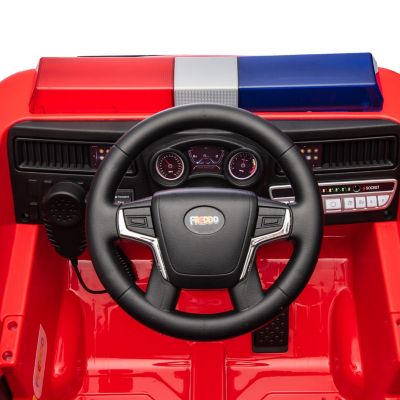 Image showing 5 th Freddo 12V Firetruck 1 Seater Ride on