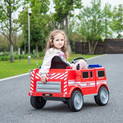 Image showing 8 th Freddo 12V Firetruck 1 Seater Ride on