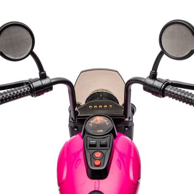 Image showing 6 th Freddo 12V Kids Cruiser 1 Seater Motorcycle, FR3838-PINK