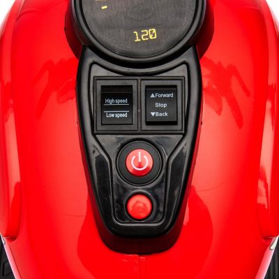 Image showing 8 th Freddo 12V Kids Cruiser 1 Seater Motorcycle, FR3838-RED