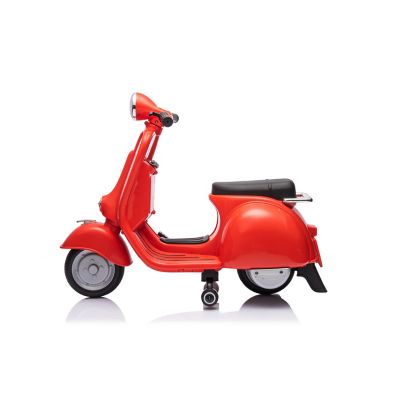 Image showing  12V Kids' Vespa Electric Ride-On Scooter, FR6153-RED