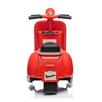 Image showing  12V Kids' Vespa Electric Ride-On Scooter, FR6153-RED