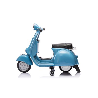 Image showing  12V Kids' Vespa Electric Ride-On Scooter, FR6153-BLUE