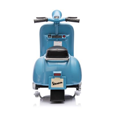Image showing  12V Kids' Vespa Electric Ride-On Scooter, FR6153-BLUE