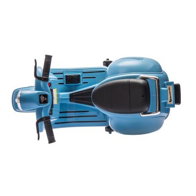 Image showing  12V Kids' Vespa Electric Ride-On Scooter, FR6153-BLUE