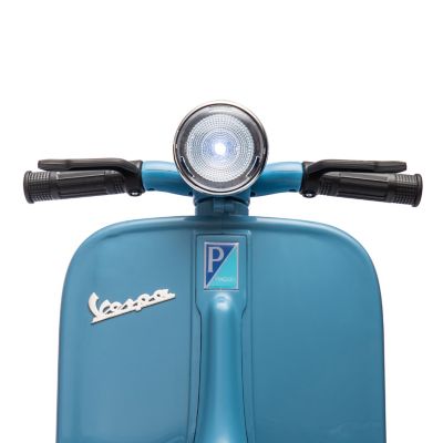 Image showing 6 th Freddo 12V Kids' Vespa Electric Ride-On Scooter, FR6153-BLUE