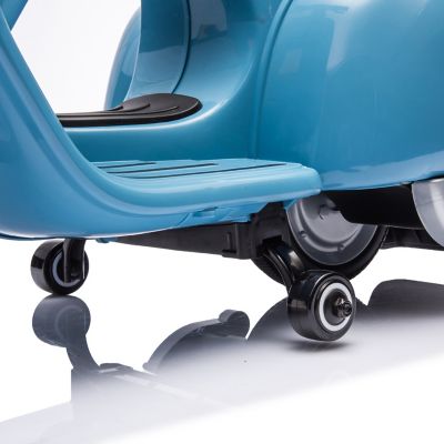 Image showing 9 th Freddo 12V Kids' Vespa Electric Ride-On Scooter, FR6153-BLUE