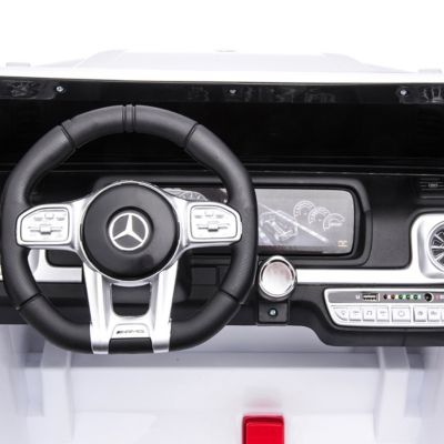 Image showing 5 th Freddo 24V 4 x 4 Mercedes Benz G63 AMG 2 Seater Ride on Car, S307-WHITE