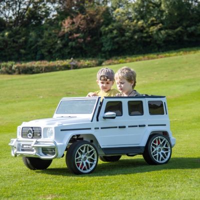 Image showing 7 th Freddo 24V 4 x 4 Mercedes Benz G63 AMG 2 Seater Ride on Car, S307-WHITE