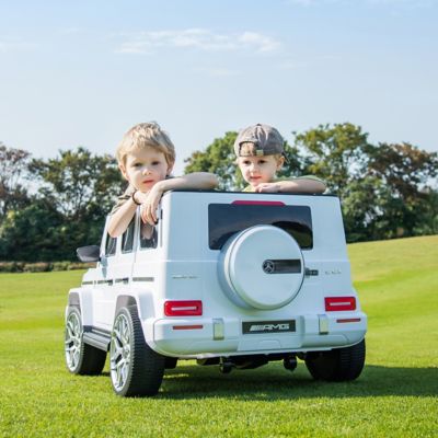 Image showing 8 th Freddo 24V 4 x 4 Mercedes Benz G63 AMG 2 Seater Ride on Car, S307-WHITE