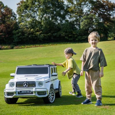 Image showing 9 th Freddo 24V 4 x 4 Mercedes Benz G63 AMG 2 Seater Ride on Car, S307-WHITE