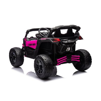 Image showing  24V Can Am Maverick 1-Seater UTV - Kids Electric Ride-On, FR7590-PINK
