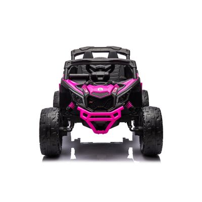 Image showing 5 th Freddo 24V Can Am Maverick 1-Seater UTV - Kids Electric Ride-On, FR7590-PINK