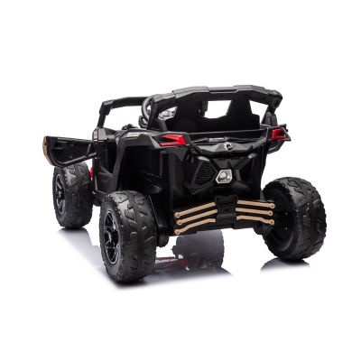 Image showing  24V Can Am Maverick 1-Seater UTV - Kids Electric Ride-On, FR7590-KHAKI
