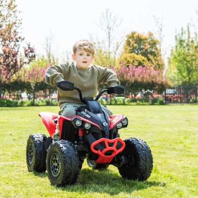 Image showing 6 th Freddo 24V Can Am Renegade 1-Seater Kids ATV, FR9533-RED