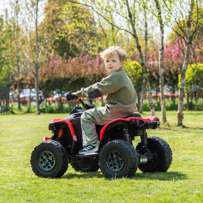 Image showing 7 th Freddo 24V Can Am Renegade 1-Seater Kids ATV, FR9533-RED