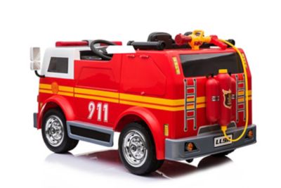 Image showing  24V Fire Truck 2-Seater Ride on