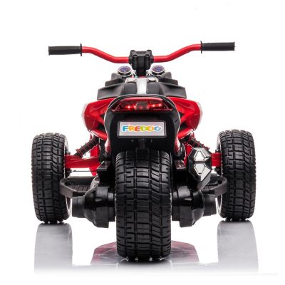 Image showing  24V Spider 2 Seater Ride-On 3 Wheel Motorcycle, XB311824V-RED