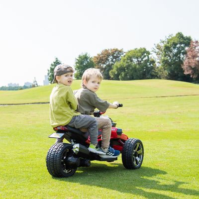 Image showing 6 th Freddo 24V Spider 2 Seater Ride-On 3 Wheel Motorcycle, XB311824V-RED