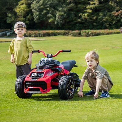 Image showing 9 th Freddo 24V Spider 2 Seater Ride-On 3 Wheel Motorcycle, XB311824V-RED