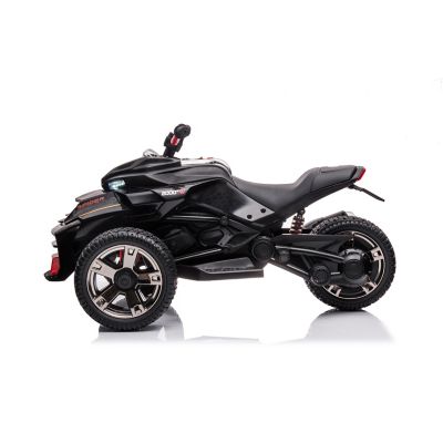 Image showing  24V Spider 2 Seater Ride-On 3 Wheel Motorcycle, XB311824V-BLACK