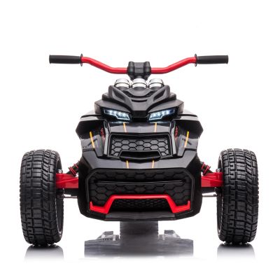 Image showing  24V Spider 2 Seater Ride-On 3 Wheel Motorcycle, XB311824V-BLACK