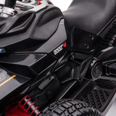 Image showing  24V Spider 2 Seater Ride-On 3 Wheel Motorcycle, XB311824V-BLACK