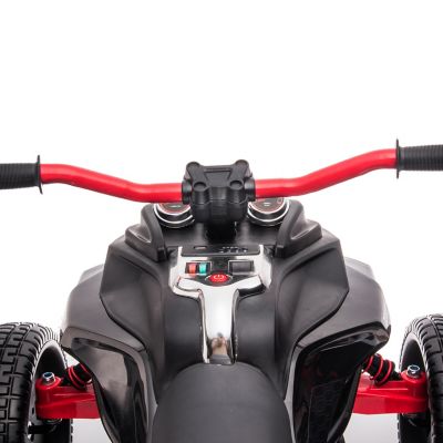 Image showing 6 th Freddo 24V Spider 2 Seater Ride-On 3 Wheel Motorcycle, XB311824V-BLACK