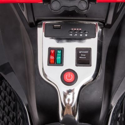 Image showing 8 th Freddo 24V Spider 2 Seater Ride-On 3 Wheel Motorcycle, XB311824V-BLACK