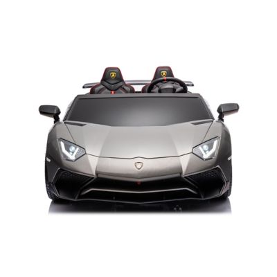 Image showing  24V Lamborghini Aventador with Brushless Motor with Differential 2 Seater Ride on Car for Kids, FR8877-GREY