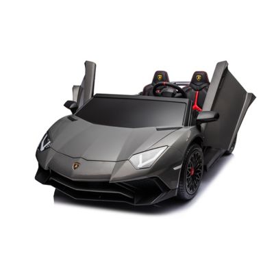 Image showing  24V Lamborghini Aventador with Brushless Motor with Differential 2 Seater Ride on Car for Kids, FR8877-GREY