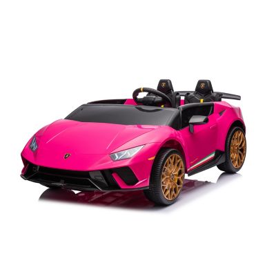Freddo 24V Lamborghini Huracan 2 Seater Kids' Electric Ride-On, FR8441-PINK