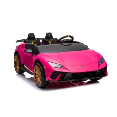 Image showing 5 th Freddo 24V Lamborghini Huracan 2 Seater Kids' Electric Ride-On, FR8441-PINK
