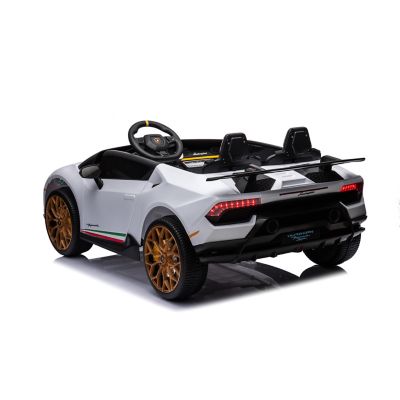 Image showing  24V Lamborghini Huracan 2 Seater Kids' Electric Ride-On, FR8441-WHITE
