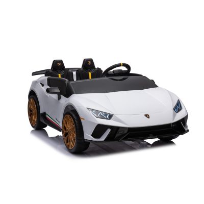 Image showing 5 th Freddo 24V Lamborghini Huracan 2 Seater Kids' Electric Ride-On, FR8441-WHITE
