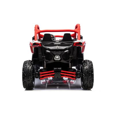 Image showing  2x24V 4 x 4 Can Am Maverick 2 Seater Ride on UTV for Kids, FR9550-RED