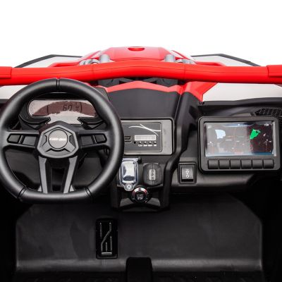 Image showing 6 th Freddo 2x24V 4 x 4 Can Am Maverick 2 Seater Ride on UTV for Kids, FR9550-RED