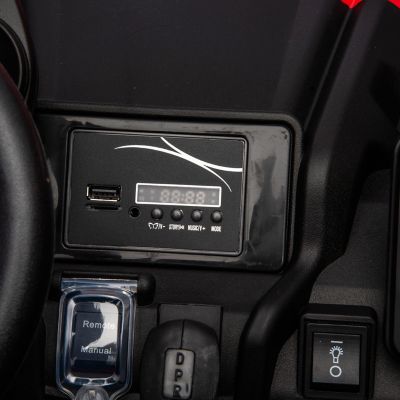 Image showing 8 th Freddo 2x24V 4 x 4 Can Am Maverick 2 Seater Ride on UTV for Kids, FR9550-RED