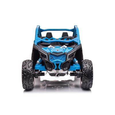 Image showing  2x24V 4 x 4 Can Am Maverick 2 Seater Ride on UTV for Kids, FR9550-BLUE