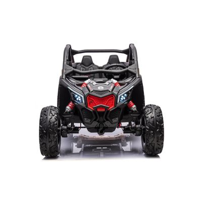 Image showing  2x24V 4 x 4 Can Am Maverick 2 Seater Ride on UTV for Kids, FR9550-KHAKI