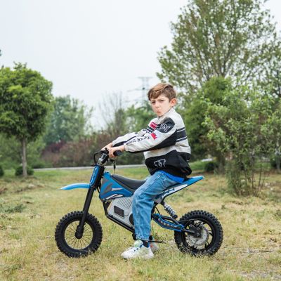 Image showing 7 th Freddo 36V Electric Dirt Bike for Teens, FR6336-BLUE