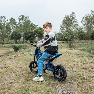 Image showing 9 th Freddo 36V Electric Dirt Bike for Teens, FR6336-BLUE