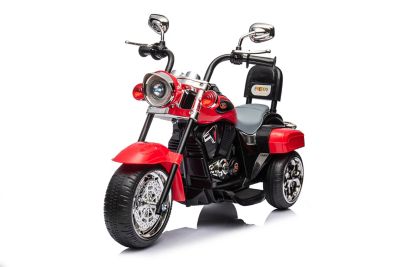 Electric Motorcycle For Kids – 3-Wheel Battery Powered Motorbike For Kids Ages 3 6 Fun Decals Reverse And Headlights By Lil Rider Red