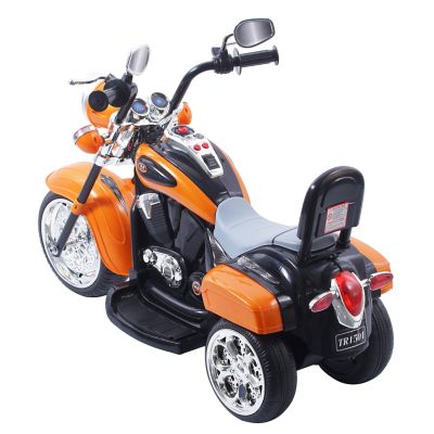 Image showing  6V Toys Chopper Style Ride on Trike, TR1501-ORANGE